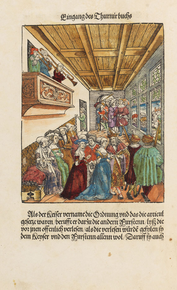 Georg Rüxner - Anfang, ursprung, und herkommen des Thurnirs.1530