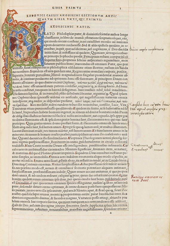 Ludovico Ricchieri - Sicuti antiquarum lectionum. Aldus 1516 - 