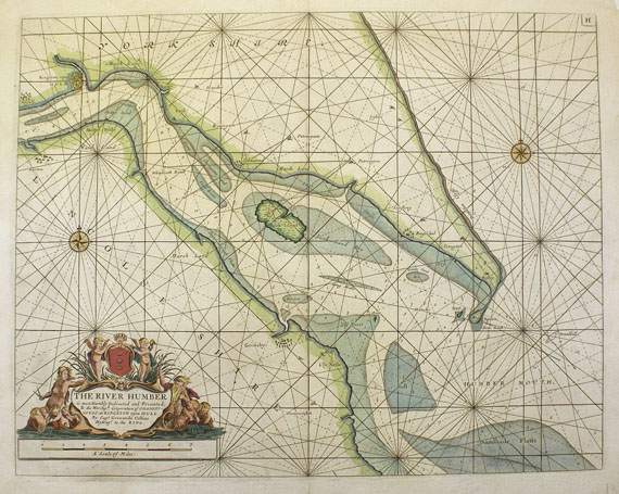  Großbritannien - 3 Bll. Harwich / Yarmouth / River Humber (Greenvile Collins). - 