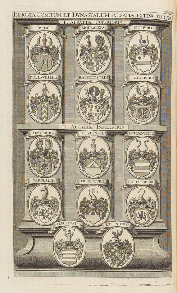 Johann Daniel Schoepflin - Alsatia illustrata, 2 Bde. - 