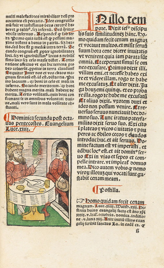 Guillermus Parisiensis - Postilla super epistolas. Basel 1491