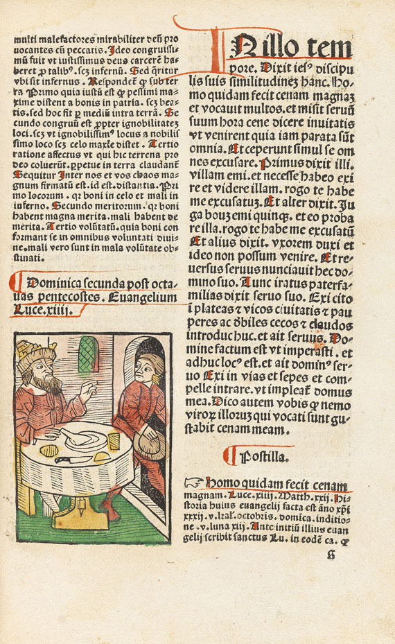  Guillermus Parisiensis - Postilla super epistolas. Basel 1491 - 