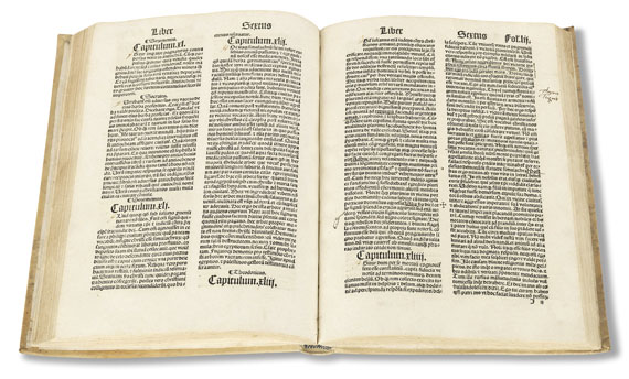Magnus Aurelius Cassiodorus - Historia ecclesiastica tripartita. Um 1500.