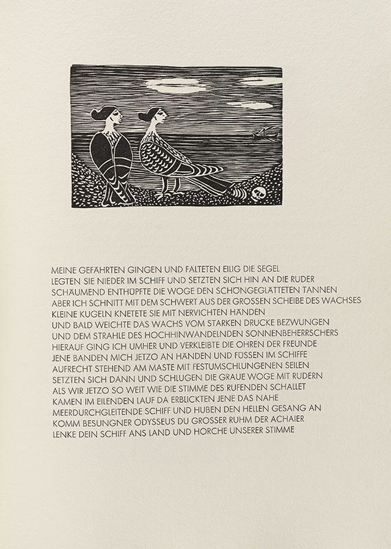 Gerhard Marcks - Homer, Fuenf Gesaenge der Odyssee. 1963