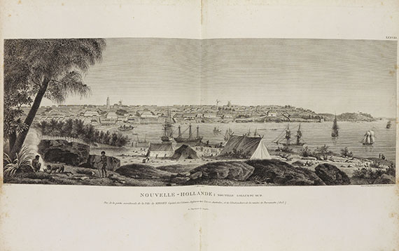 Francois Auguste Péron - Voyage de découvertes aux Terres australes. 3 Bde. 1807-16.