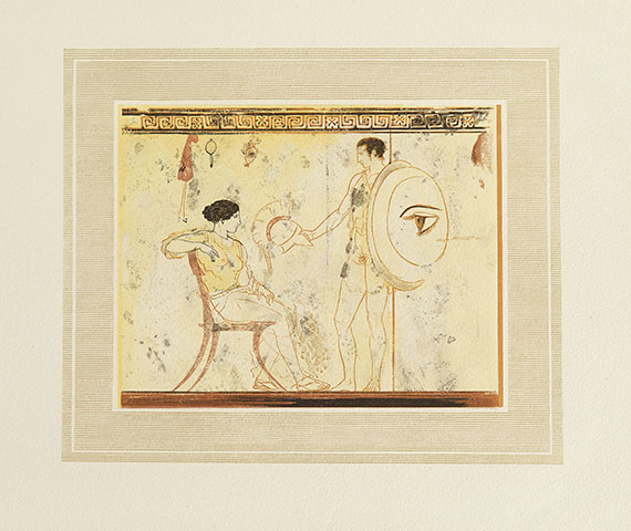  - Ten white Lekythoi. 1953-55. - 