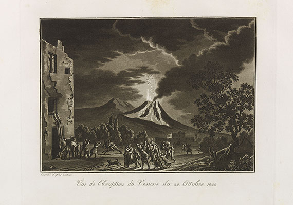 Paolo Fumagalli - Le ruvine di Pompeia. 1826