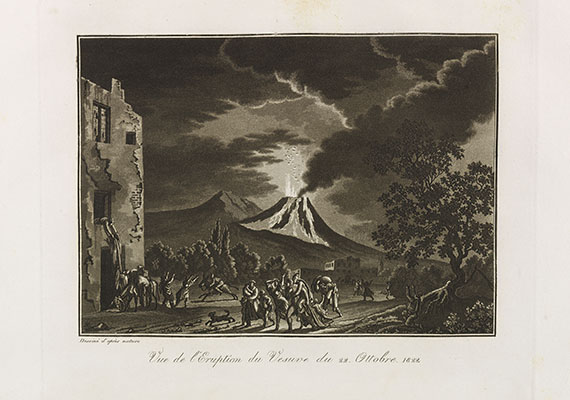 Paolo Fumagalli - Le ruvine di Pompeia. 1826 - 