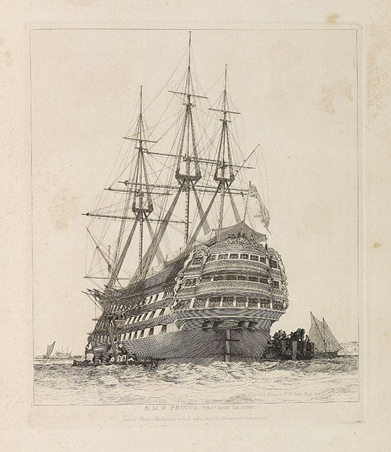  Schiffahrt - Cooke, Edward William, Sixty Five Plates of Shipping and Craft. 1829