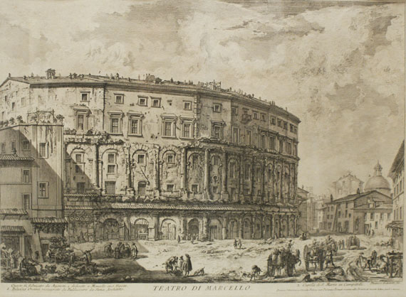 Giovanni Battista Piranesi - 1 Bl. Teatro di Marcello