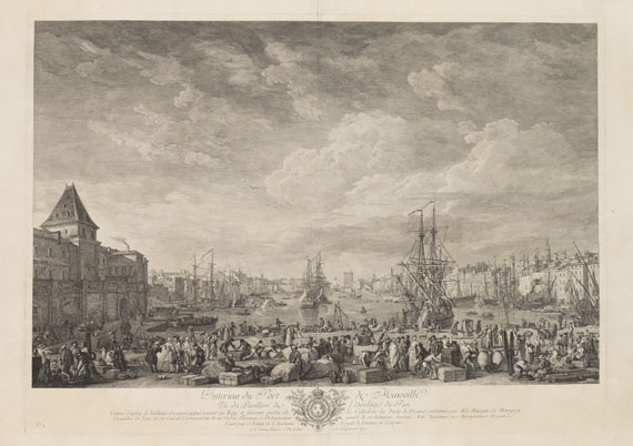Joseph Vernet - 16 Bll.: Les ports de France (Cochin/Le Bas). 1760-80. - 