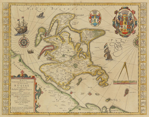 Norddeutschland - 33 Bll. Landkarten von Norddeutschland. 16.-18. Jh.