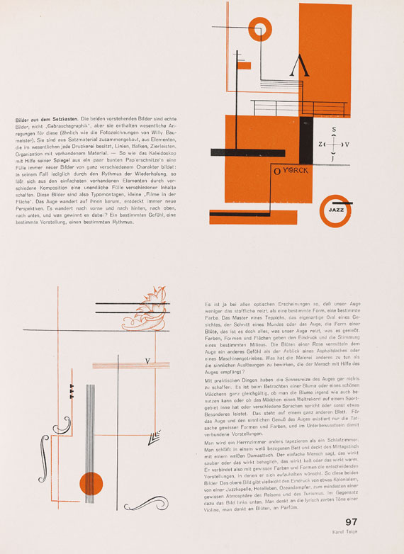 Gefesselter Blick - Gefesselter Blick. 25 kurze Monographien u. Beiträge über neue Werbegestaltung