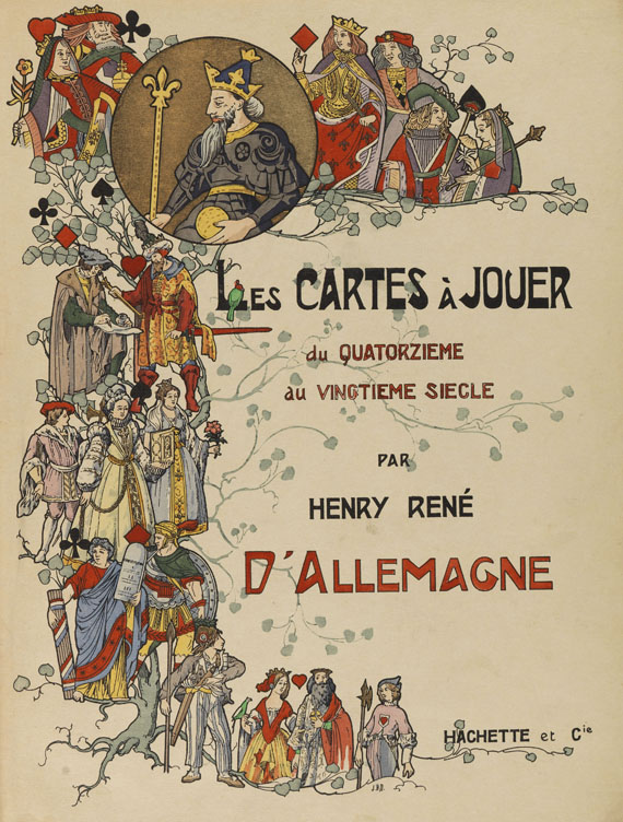 Henry René de Allemagne - Les cartes à jouer. 2 Bde . 1906 - 
