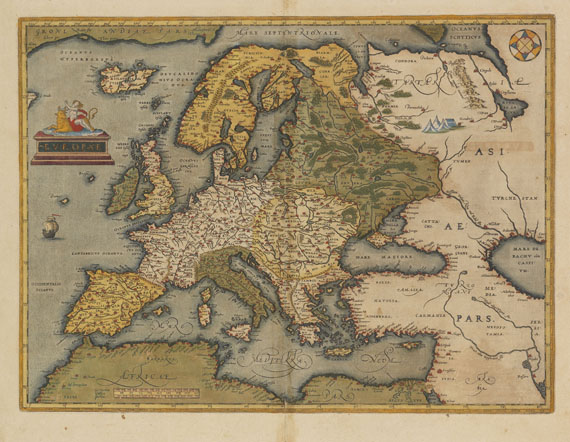  Europa - 1 Bl. Europae (Ortelius).