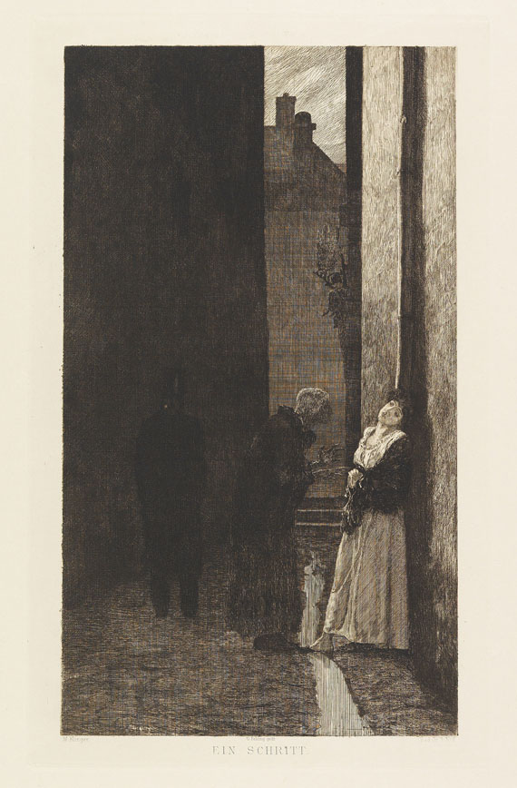 Max Klinger - Dramen. VI Motive in X Blättern - Opus IX - 