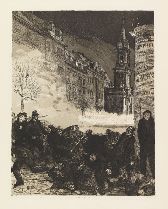 Max Klinger - Dramen. VI Motive in X Blättern - Opus IX - 
