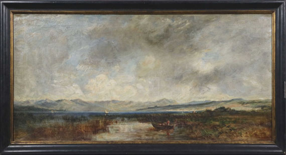 Eduard d. Ä. Schleich - Am Chiemsee - Frame image