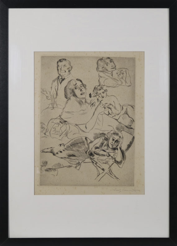 Lovis Corinth - Bewegungsstudien - Frame image