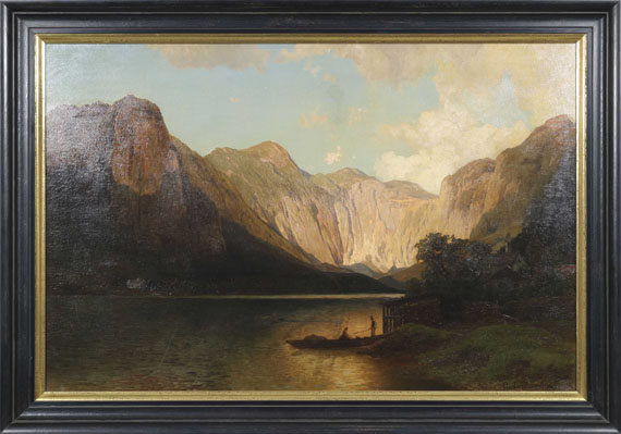 Carl Jungheim - Am Gosausee - Frame image