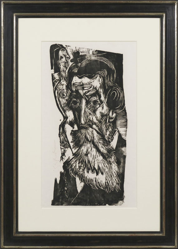 Ernst Ludwig Kirchner - Kopf Ludwig Schames - Frame image