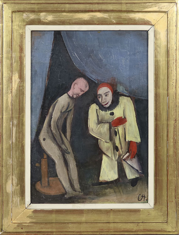 Karl Hofer - Clown und Puppe - Frame image