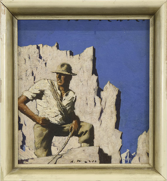 Alfons Walde - Luis Trenker "Meine Berge" - Frame image