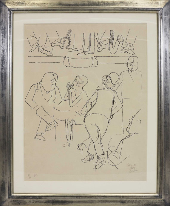 George Grosz - Tanzlokal Berlin - Frame image