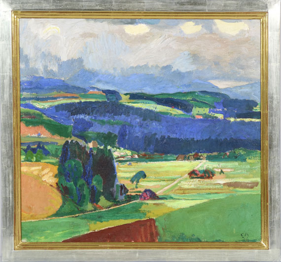 Cuno Amiet - Lueg (Landschaft bei Oschwand) - Frame image