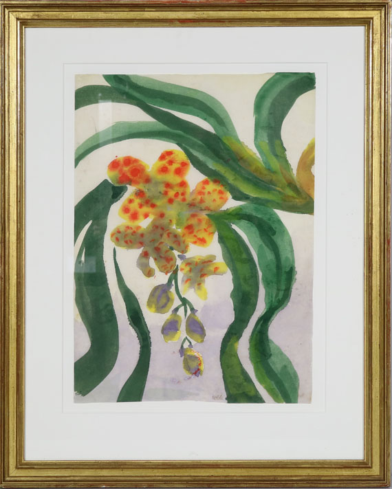 Emil Nolde - Orchideenzweig - Frame image