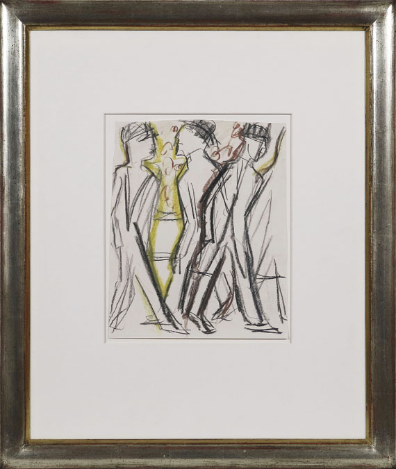 Ernst Ludwig Kirchner - Passanten auf der Straße - Frame image