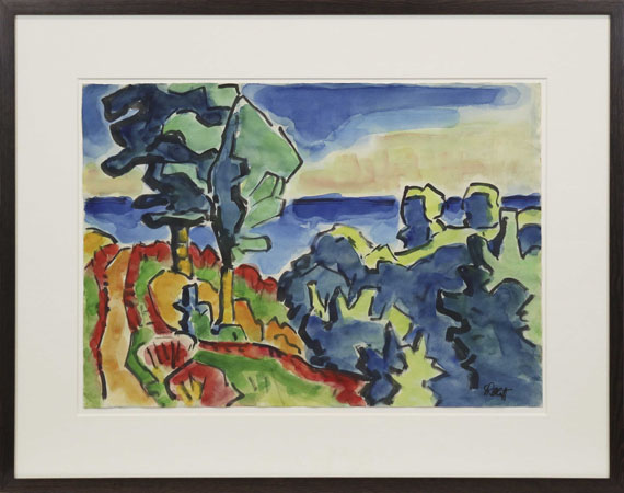 Karl Schmidt-Rottluff - Landschaft - Frame image