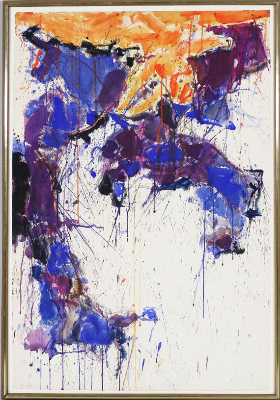 Sam Francis - Over orange (SF58-058) - Frame image