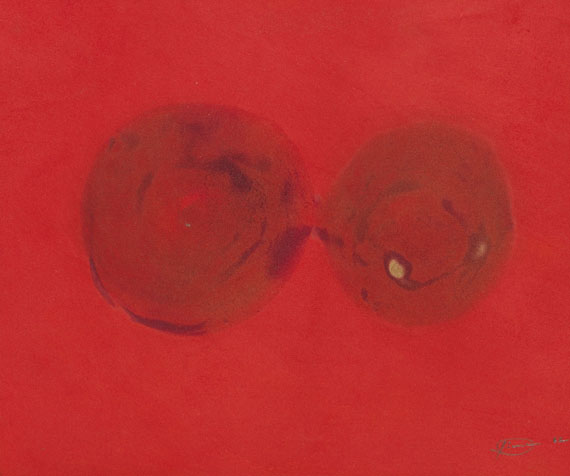 Otto Piene - Feuergouache