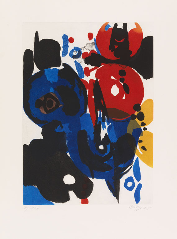 Ernst Wilhelm Nay - Sechs Aquatinten - Über den Menschen - 