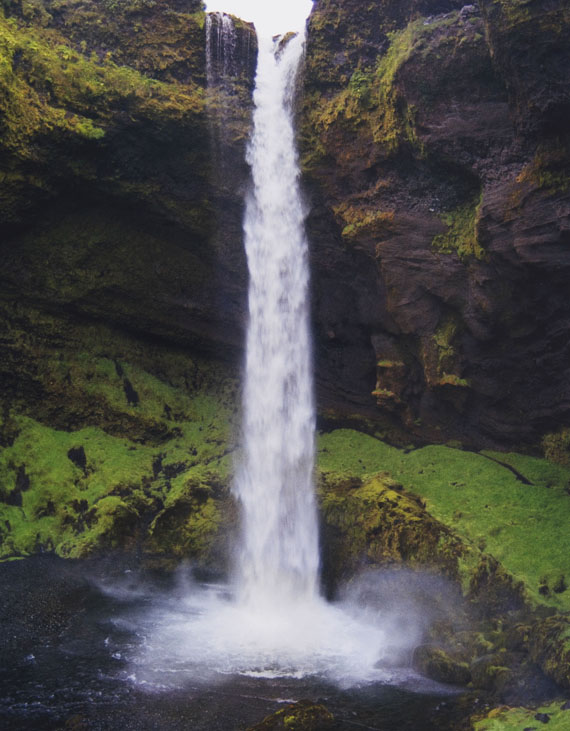 Ólafur Elíasson - Contact is content at Seljalandsfoss