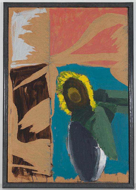 Markus Lüpertz - Ohne Titel (Sonnenblumen) - Frame image