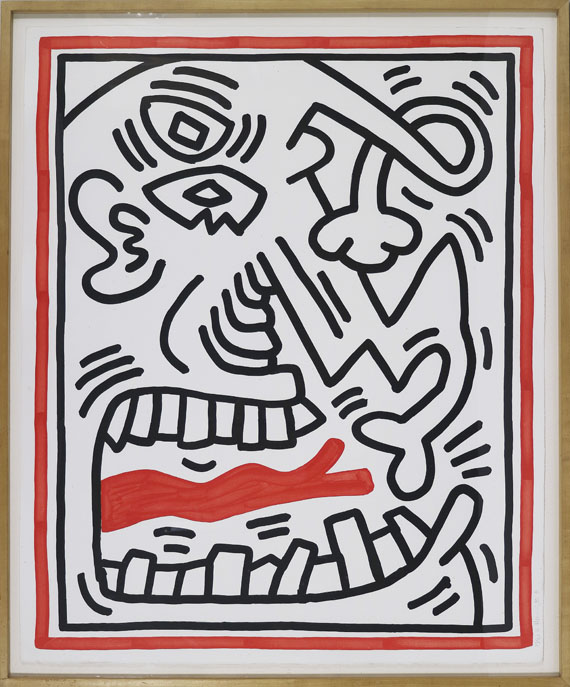Keith Haring - Ohne Titel - Frame image