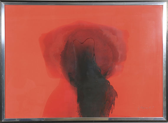 Otto Piene - Feuergouache - Frame image