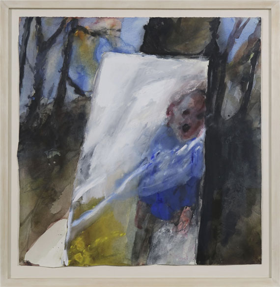 Klaus Fußmann - Selbst im Spiegel - Frame image