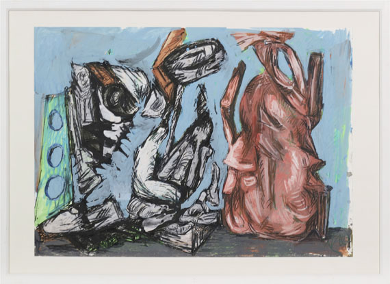 Markus Lüpertz - Ohne Titel - Frame image