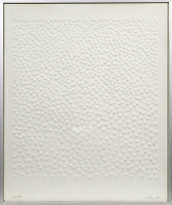 Günther Uecker - Schnee - Frame image