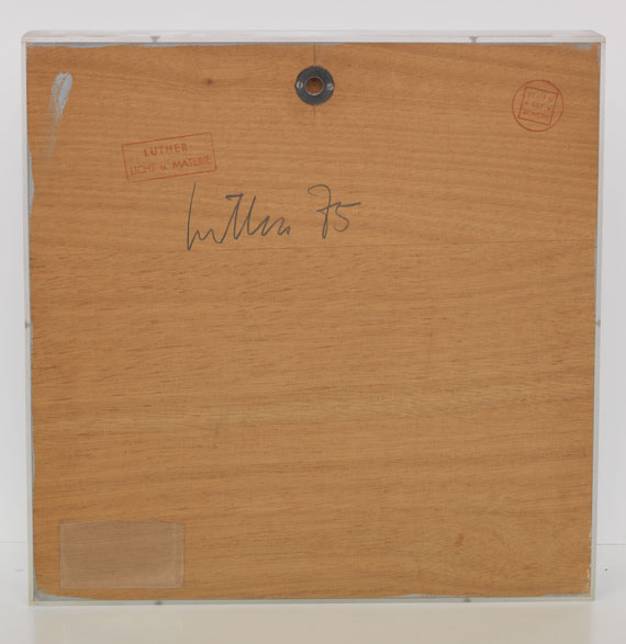 Adolf Luther - Ohne Titel - Back side