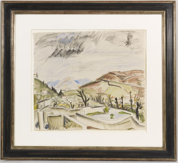 Erich Heckel - Brücke bei Le Puy - Frame image