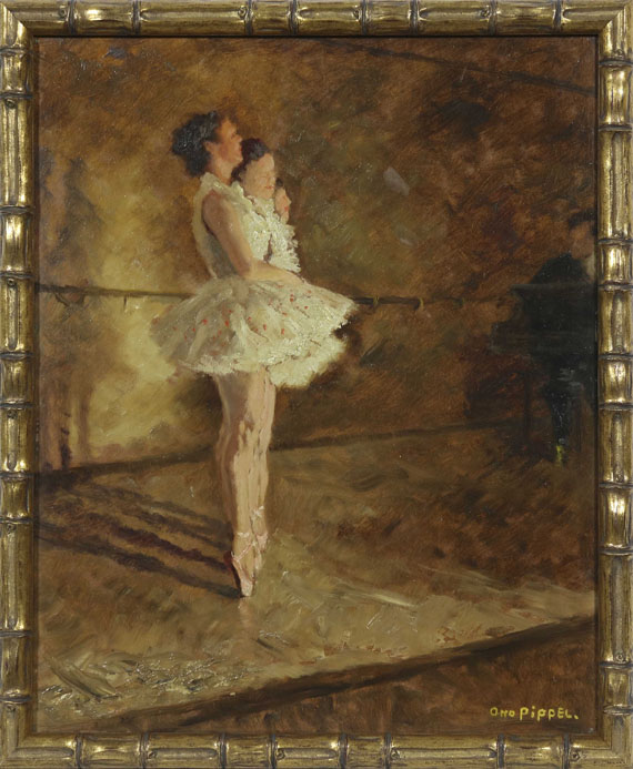 Otto Eduard Pippel - Bei der Probe - Frame image