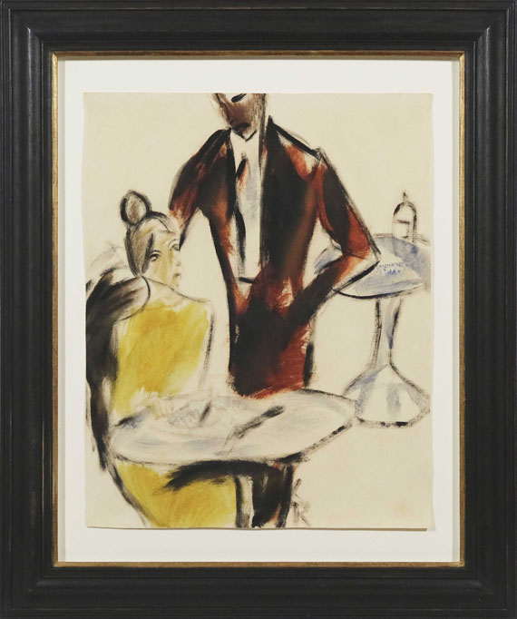 Christian Rohlfs - Paar (Szene im Café) - Frame image