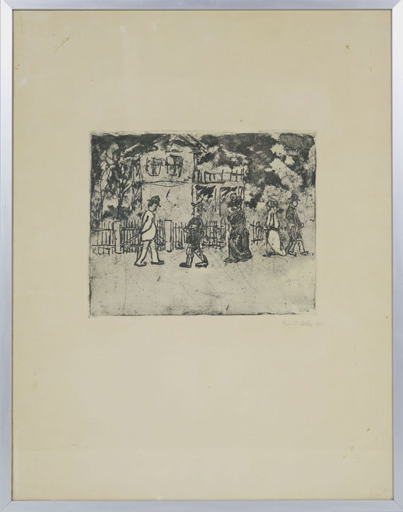 Emil Nolde - Spazierende - Frame image