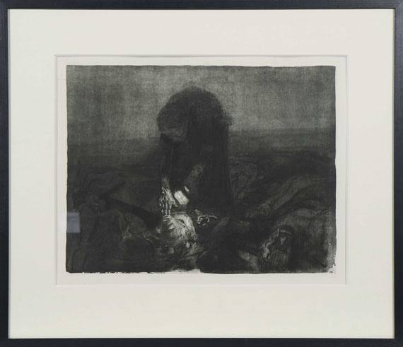 Käthe Kollwitz - Schlachtfeld - Frame image