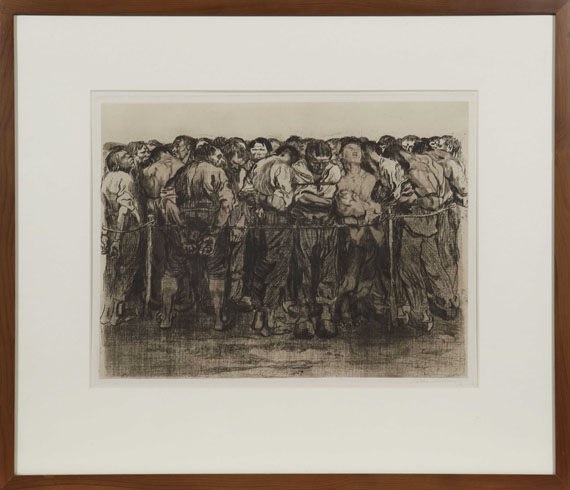 Käthe Kollwitz - Die Gefangenen - Frame image