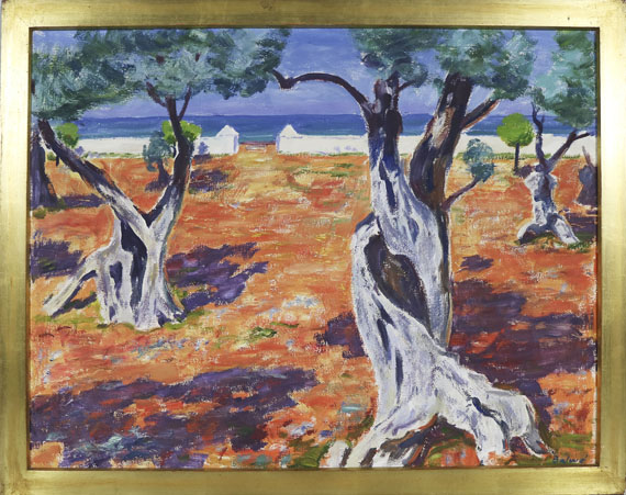 Arnold Balwé - Ölbäume auf Ibiza - Frame image